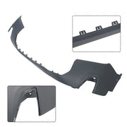 DURAFORCE Black Front Upper Bumper Cover For GMC acadia 2020-22 W/O Sensor Holes 84779372