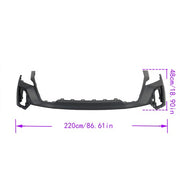 DURAFORCE Bumper Cover Fascia Components Front Upper Primed For GMC Sierra 1500 2019-2022
