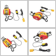 DURAFORCE 1100lbs 500kg 2in1 Portable Electric Hoist Winch Wire & Wireless Remote Control
