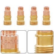 DURAFORCE 49Pcs #10 Pyrex Glass Kit TIG Torch Short Tube Gas Lens for WP-17/18/26