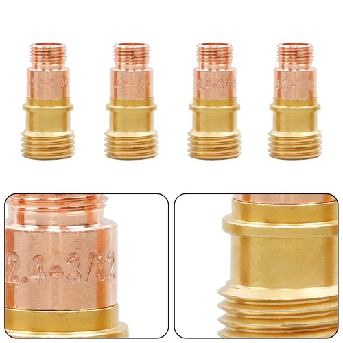 DURAFORCE 49Pcs #10 Pyrex Glass Kit TIG Torch Short Tube Gas Lens for WP-17/18/26
