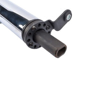 DURAFORCE 30" Chrome Tilt Auto Steering Column w/ 9 Hole Wheel Adapter Key Stainless Steel