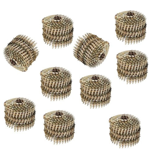DURAFORCE 0.12 * 7 / 8 inch, 3600 full round head roof nails, 15 degree inclined coil