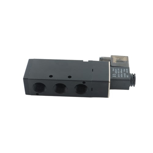 DURAFORCE 1/2" Inch Pneumatic 5 Way Directional Control Electric Solenoid Valve 12V DC