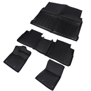 DURAFORCE TPE Rubber All Weather Protection Floor Liners for Nissan Rogue 21-26 Not Sport