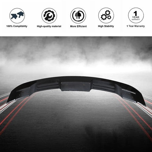 DURAFORCE Glossy Black Rear Trunk Lid Spoiler Wing Suit For Ford Mustang 2015 -19 20 2DR