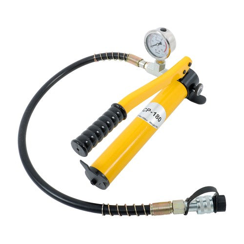 DURAFORCE CP-180 Hydraulic Hand Pump 8500 PSI with Oil Gauge & Hand Operated Pump