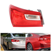 DURAFORCE Driver Left Side Tail Light Lamp Red Outer Replace For 2016-2021 Chevy Malibu