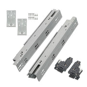 DURAFORCE 1 Pairs Undermount Drawer Slides 15 inch Undermount Soft Close Drawer Slides