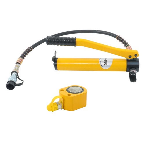 DURAFORCE 20T Low Profile Hydraulic Jack Porta Power Kit + CP-180 Manual Hydraulic