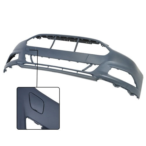 DURAFORCE NEW Primed Front Bumper Cover Fit For 2013 2014 2015 2016 Ford Fusion