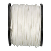 DURAFORCE 1/8 inch White Dacron Polyester Rope - 500 Foot Spool | Solid Braid