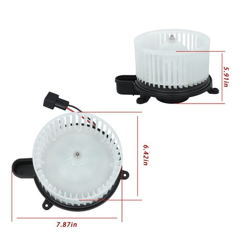 DURAFORCE AC Blower Motor for Mazda 6 2009-2013 for Ford F-250 F-350 Super Duty 2011-2016