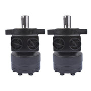 DURAFORCE 2x 1" Shaft Hydraulic Motors 2 Bolt Mount for Char-Lynn Eaton H Series 101-1701