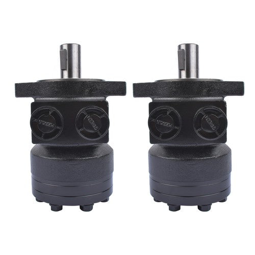 DURAFORCE 2x 1" Shaft Hydraulic Motors 2 Bolt Mount for Char-Lynn Eaton H Series 101-1701