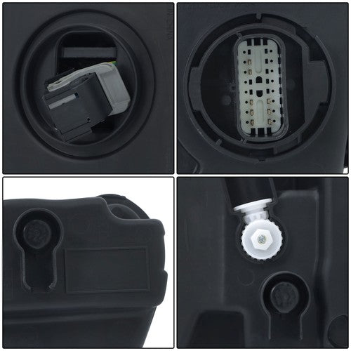 DURAFORCE Headlight Replacement For Jeep Grand Cherokee 2021-2022 RH w/o Animation Black