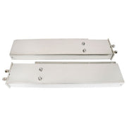 DURAFORCE Stainless Steel 30" Mud Flap Hanger w/ Light Cutouts Spring Loaded 2 1/2 Pattern