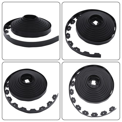 DURAFORCE No-Dig Garden Edge Lawn Border L-shaped Landscape Edging Border Kit 90 FT