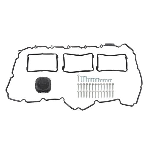 DURAFORCE For BMW 135i 335i 535i 640i 740i X3 X5 N55 Aluminum Valve Cover w/ Gasket & Cap