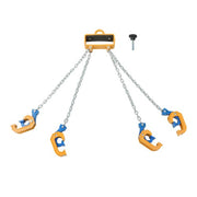 DURAFORCE Chain Drum Lifter 4400 lbs Loading Capacity for 55 Gallon Drums Forklift Hoist