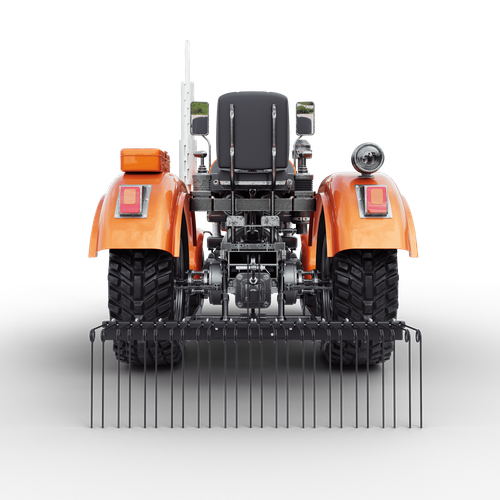 DURAFORCE 3 Point 60" Pine Straw Rake Landscape Rake For Cat0 Cat1 Tractor Attachment