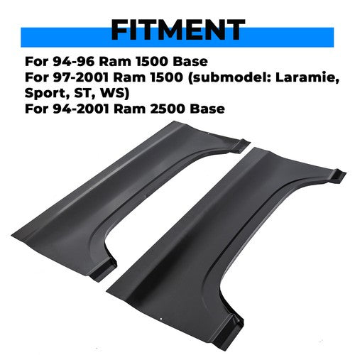 Rear Upper Wheel Arch Repair Panel Sections Both Sides for 1994-2001 Dodge Ram