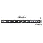 DURAFORCE Heavy Duty 6 Pack 5FT E Track Rails Carbon Steel Black Powder Coated Universal