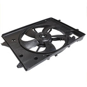 DURAFORCE Fit For 2015-2017 Sonata 2.4L Plastic Radiator AC Condenser Cooling Fan Assembly