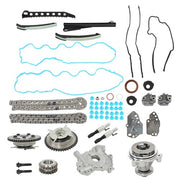 DURAFORCE Fit For Ford F-250 2005-2010 5.4L Timing Chain Kit Oil+Water Pump VVT Valves