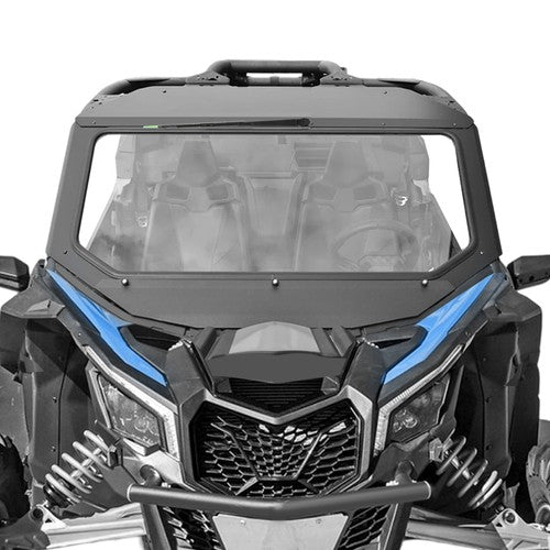 DURAFORCE Glass Front Windshield With Wiper For Can-Am Maverick X3 DS RC 2017 2025 ATV UTV