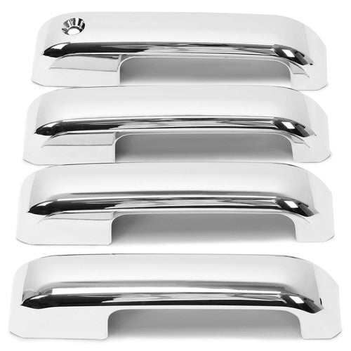 DURAFORCE For 2017 - 2020 Ford F-250 F450 Chrome Door Handle Covers w/o Smart Keyless
