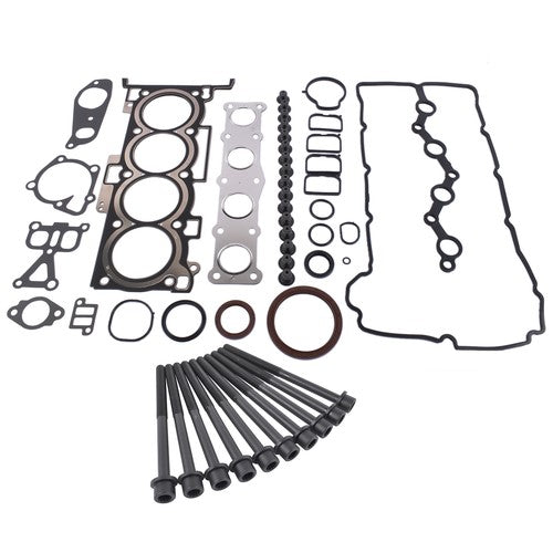 DURAFORCE Engine Overhaul Gasket Kit with Head Bolts for Hyundai Sonata Kia Optima EX SX