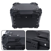 DURAFORCE 45L Motorcycle Top Box with Safety Lock Waterproof Trunk Luggage Storage Case