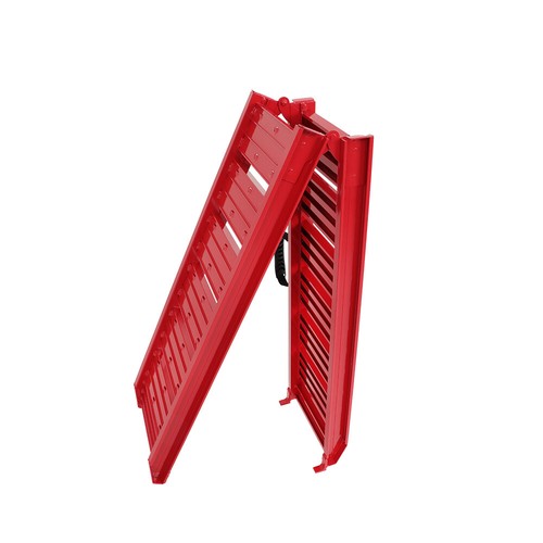 DURAFORCE 72 × 11.6 550 lbs Red Motorcycle Loading Ramp For ATV Motorcycle Truck -US-
