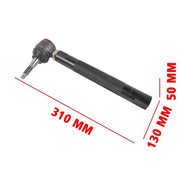 DURAFORCE 0-6" Heavy Duty Tie Rod Ends Kits for Chevy Silverado Sierra 2500HD 3500HD Black