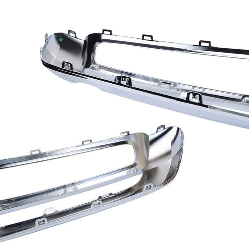 DURAFORCE Bumper Face Bar Trim Molding Step Pad Front For Mercedes Benz GLS450 2017 18 19