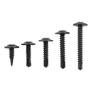 DURAFORCE 380Pcs Self Tapping Phillips Screws Kits #8 #10 Stainless Steel 410 With Box
