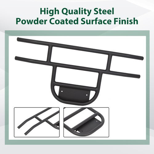 DURAFORCE Black Front Bumper Brush Guard For Club Car DS 1981-Up Models Golf Cart