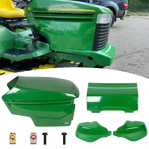 DURAFORCE New Front Bumper & Lower Upper Hood Kit Fits John Deere 325 335 345 GX255 GX325