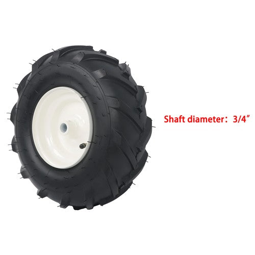 DURAFORCE 13x5.00-6 inch Lawn Mower Tires and Wheels (3/4'inch Axle Diameter) 2pcs