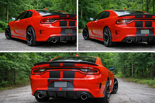 DURAFORCE For Dodge Charger SRT Sedan 2015-2023 Rear Diffuser Bumper Lower Valance Lip
