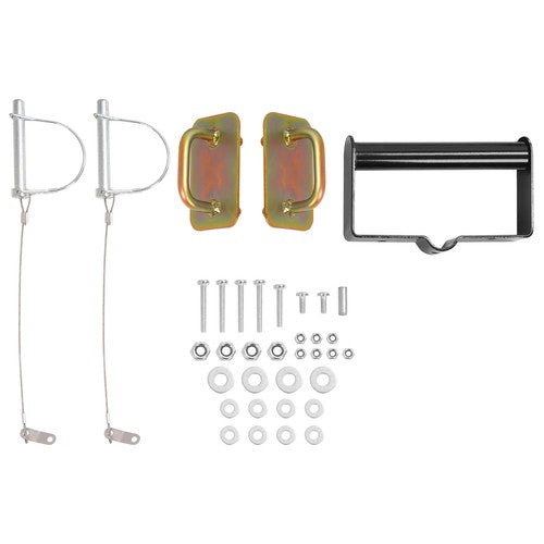 Pow Trailer Hitch for Sleds Powder Coated Steel for Snowmobiles ATVs