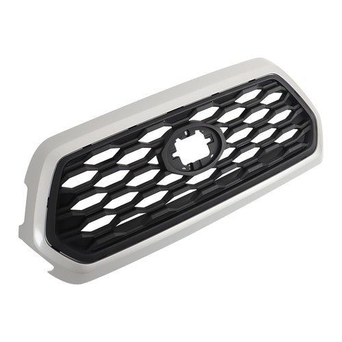 DURAFORCE Plastic Silver Bezel Fit For Toyota Tacoma 2016-2021 Front Upper Grille Assembly