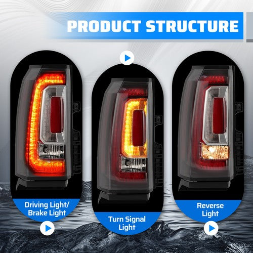 LED Driver Side Tail Light Lamp Assembly for GMC Yukon XL Denali 2015 2020
