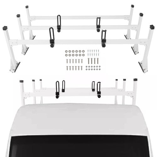 Ladder Roof Rack Aluminum for Dodge Freightliner Sprinter 2500 3500 02-06 3 Bars