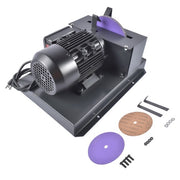 DURAFORCE Lawn Mower Blade Sharpener 2/3HP 500W AC120V 60Hz with Sandpaper & 40° Bracket