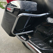 DURAFORCE Saddlebag Bracket Guard Crash Bars For Harley Touring Road Street Glide FLHX 14+
