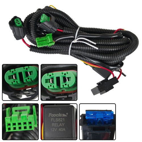 Fog Lamps Lights Bezel Wire Switch Kits for Toyota 4Runner TRD SR5 2014 2021