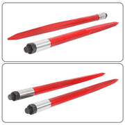 DURAFORCE Hay Bale Spear 39" 3000 lbs Capacity Spike Fork for Tractors Loaders 2pcs