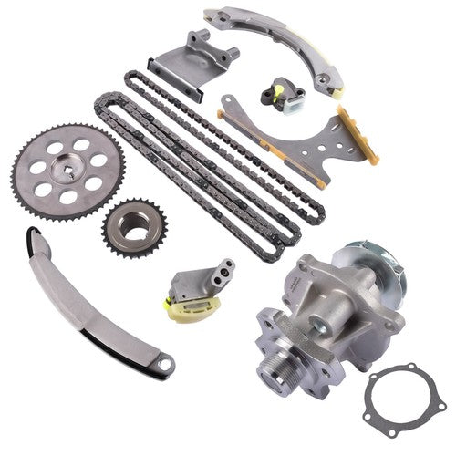 DURAFORCE Timing Chain Kit + Water Pump Fits 07-11 Chevrolet GMC Hummer Isuzu 2.9L 3.7L